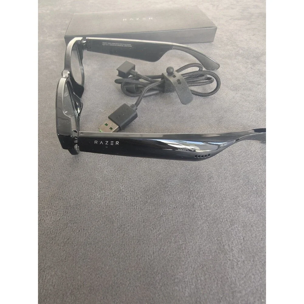 Razer Anzu Smart Glasses Bluetooth Audio Eyewear S/M w Box Tested